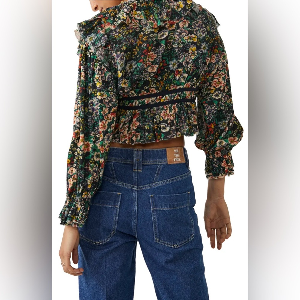 Free People Rudi Ruffle Top - Picture 3 of 11